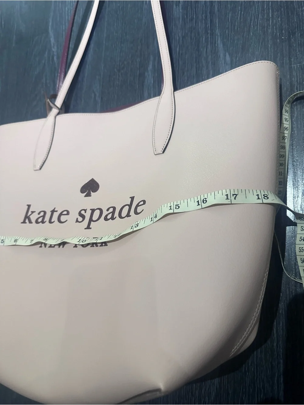 Kate Spade New York Blush Pink Large Tote Bag w/ Removable Zip Pouch
